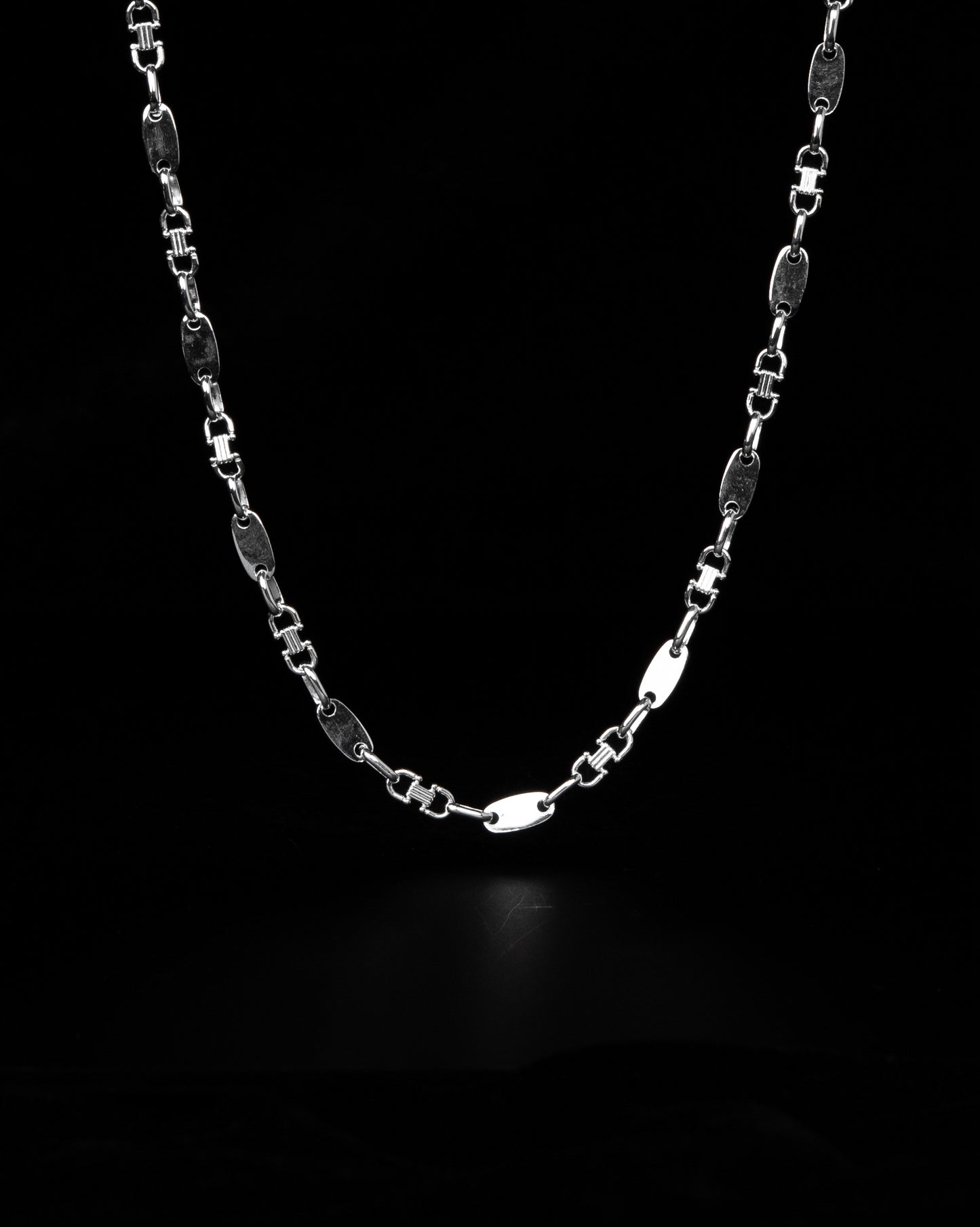 Plattenkette Halsband 4mm - 925 Silver