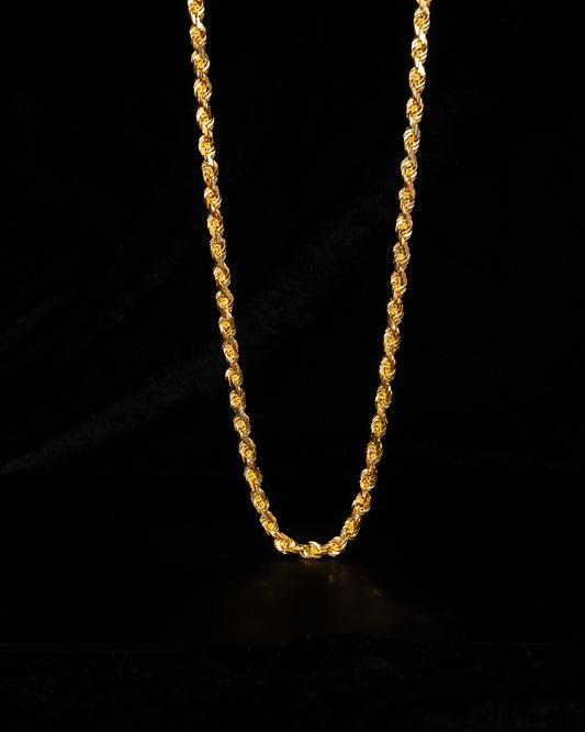 Diamond Cut Cordell Halsband 4mm - 925 silver