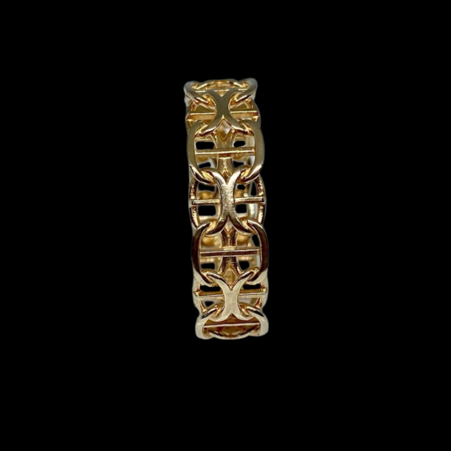 X-länk ring - 18K Guld