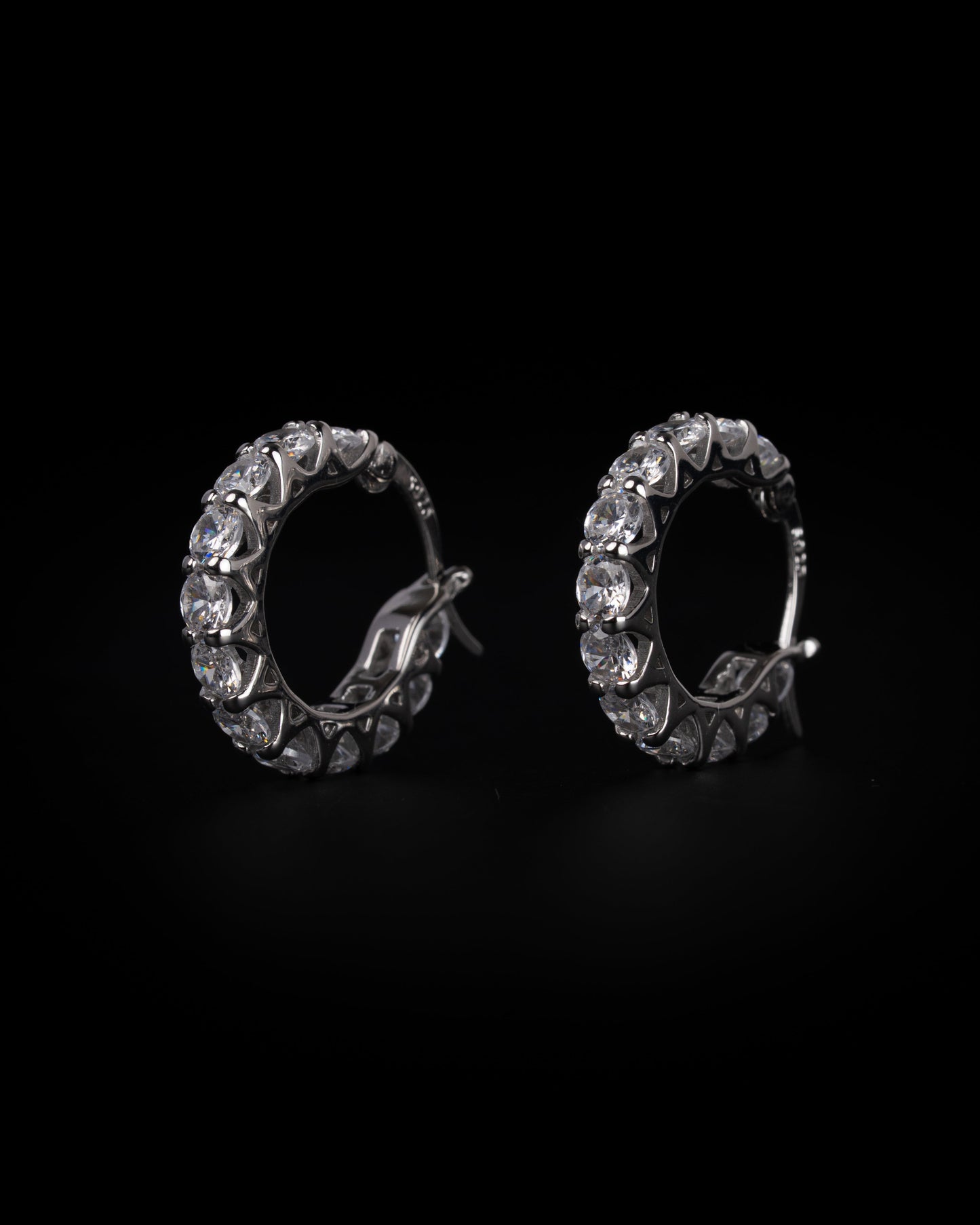 Diamond hoops small - Kejsar