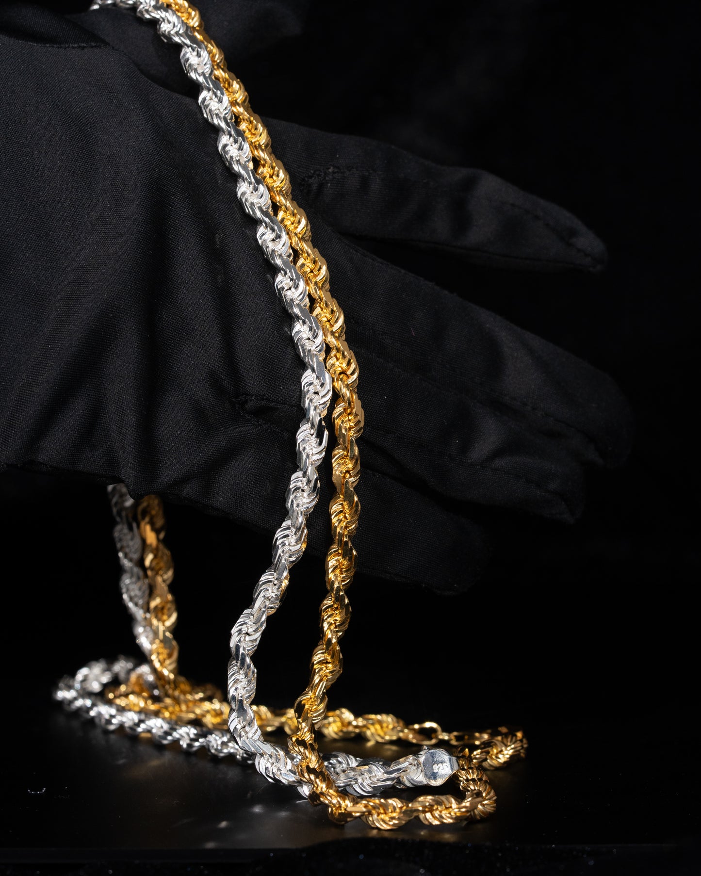 Diamond Cut Cordell Halsband 6mm - 925 silver