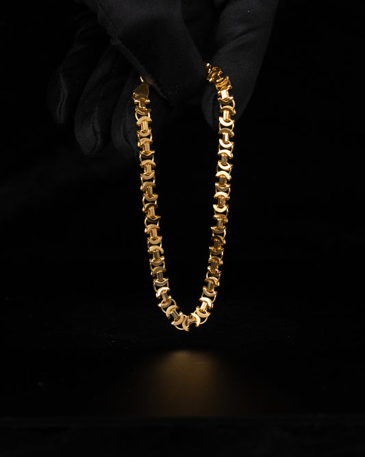 Flat Byzantine Armband 4mm - 925 Silver