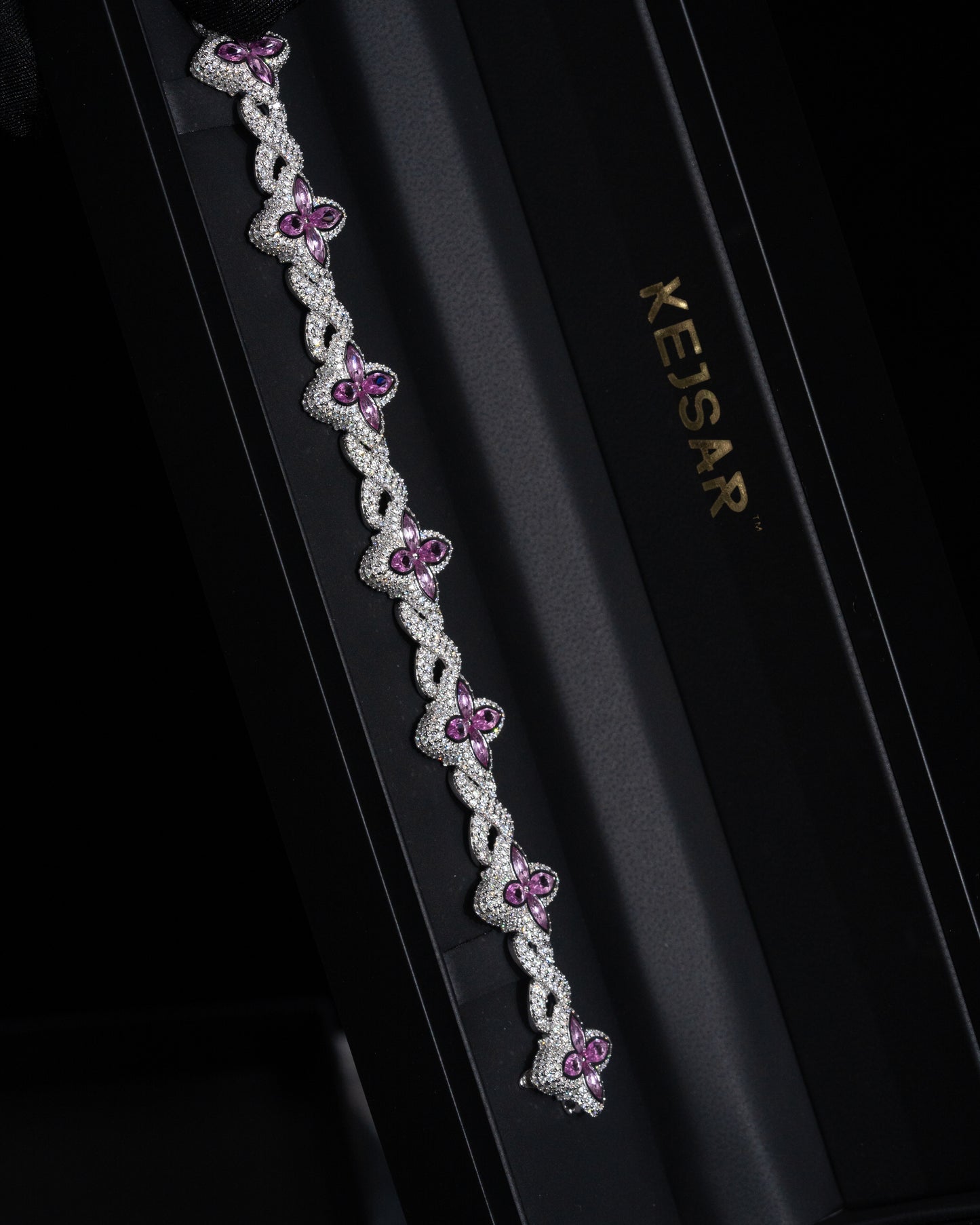 Infinity Flower Diamond Bracelet - Kejsar