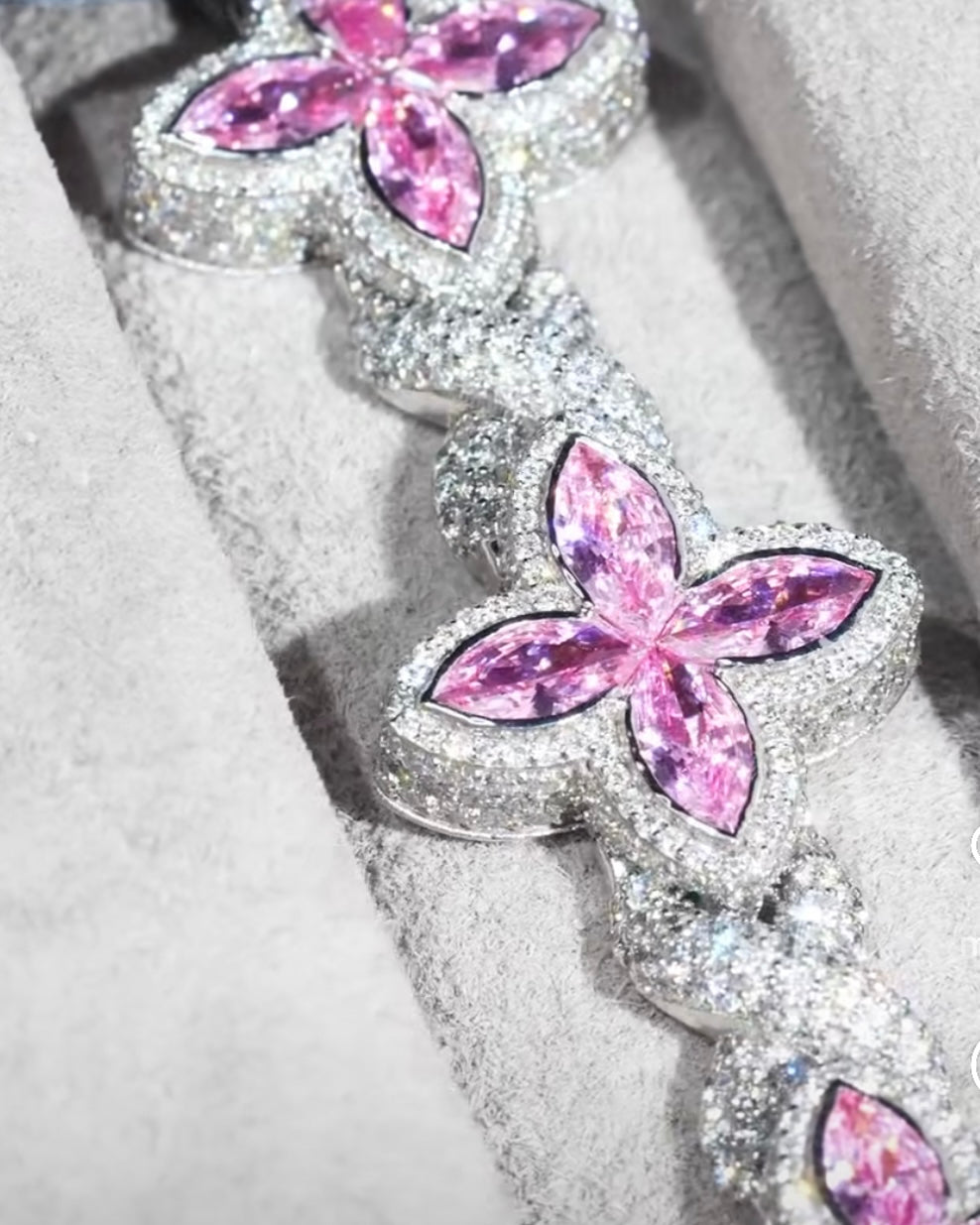 Infinity Flower Diamond Bracelet - Kejsar