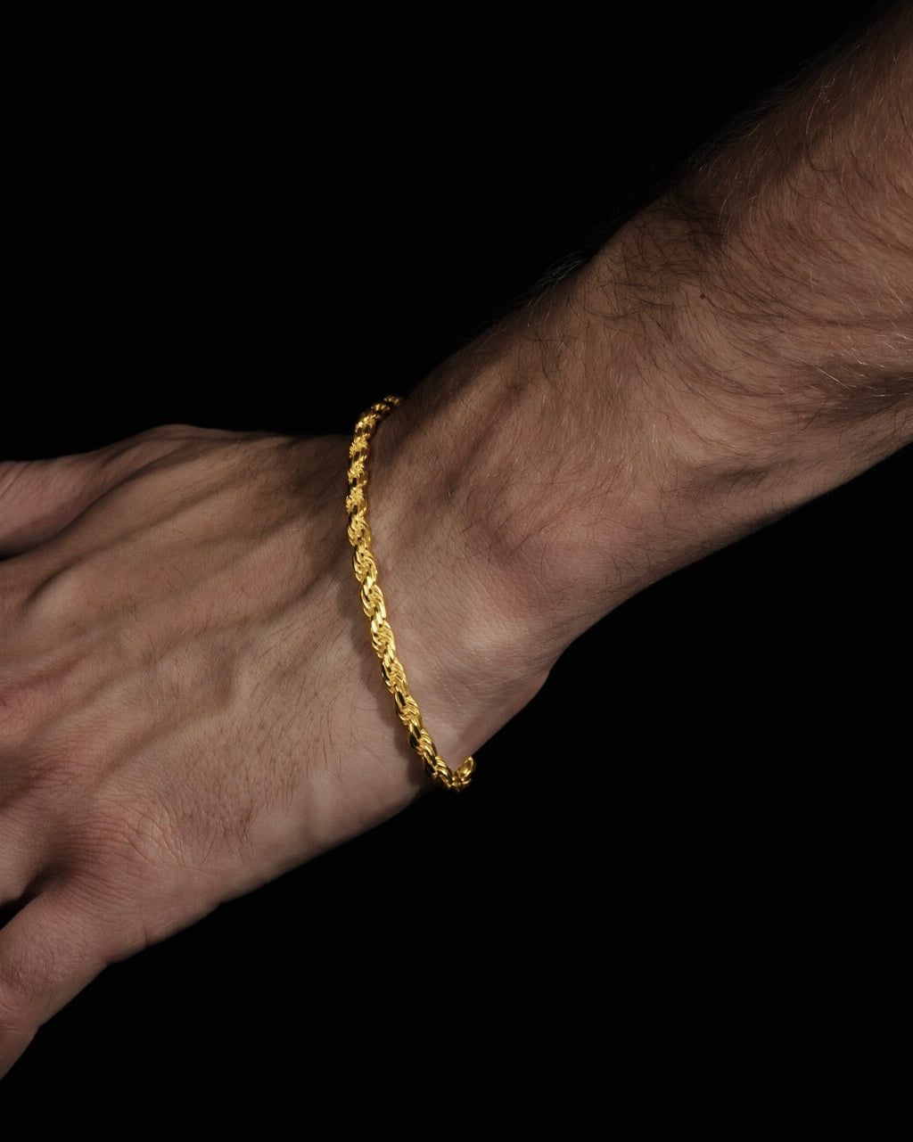 Diamond Cut Cordell Armband 4mm - 925 silver