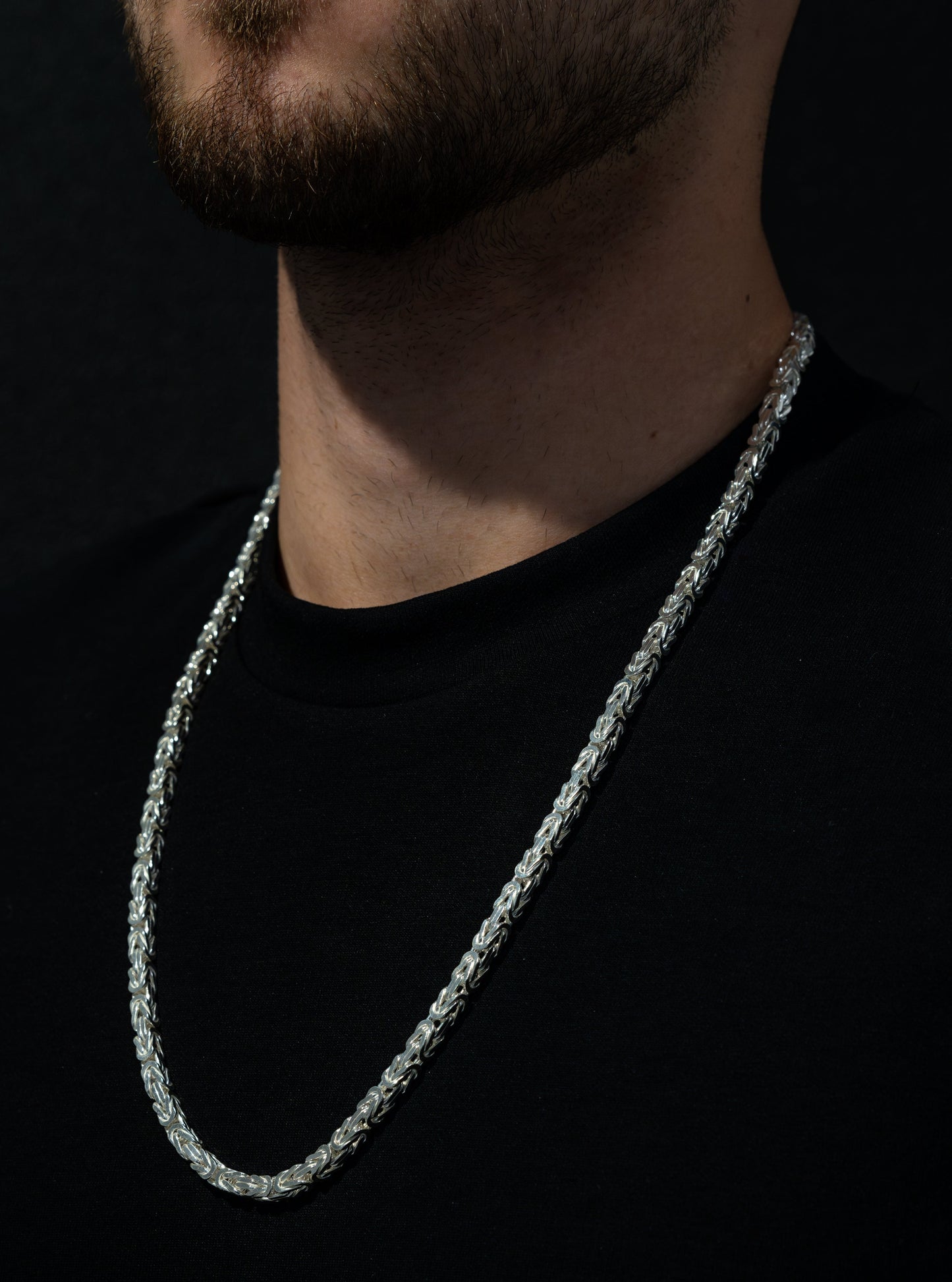 Kejsarlänk Halsband 4.5mm - 925 Silver - Kejsar