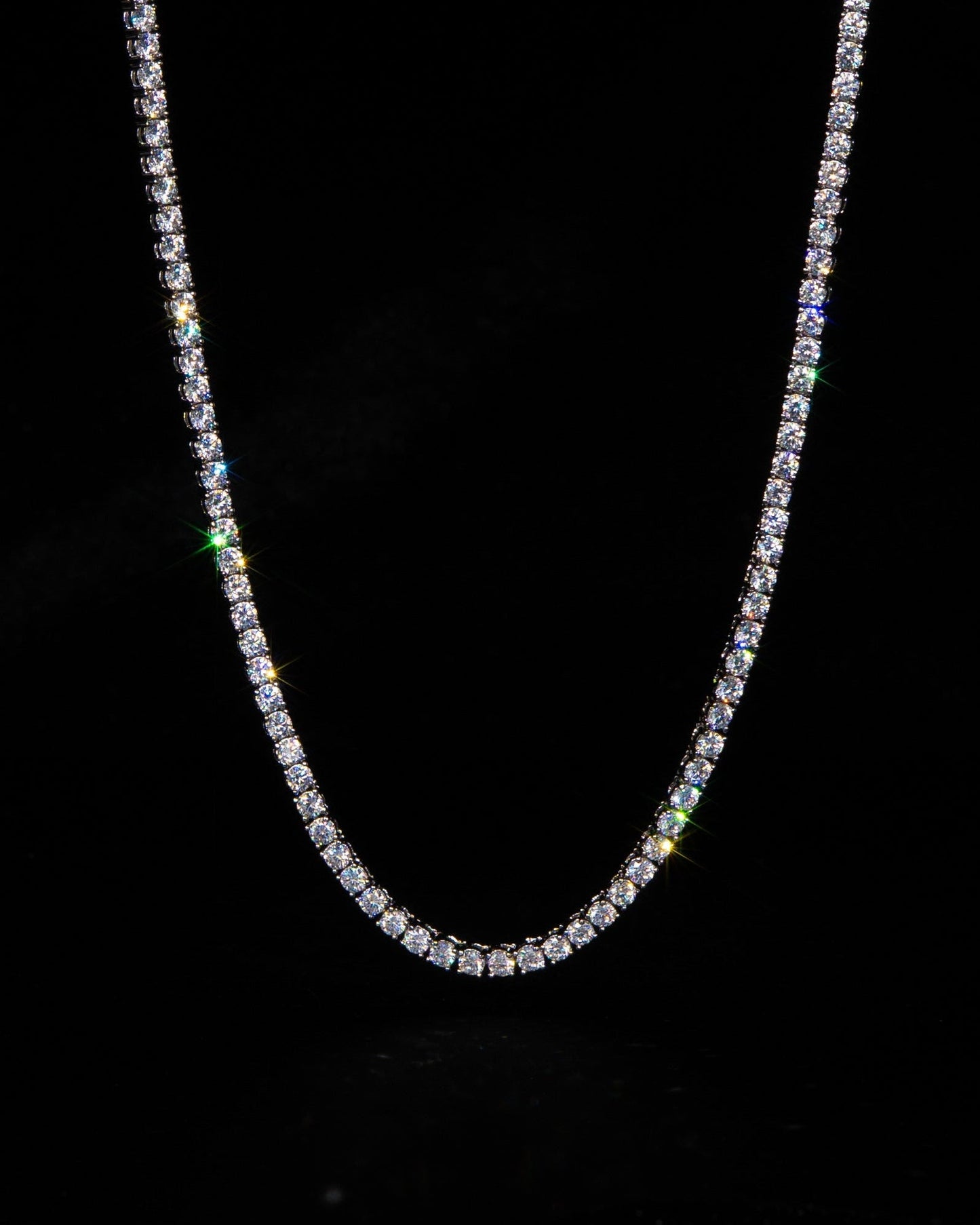 Tennis Halsband 3mm DAM & HERR (100% off)