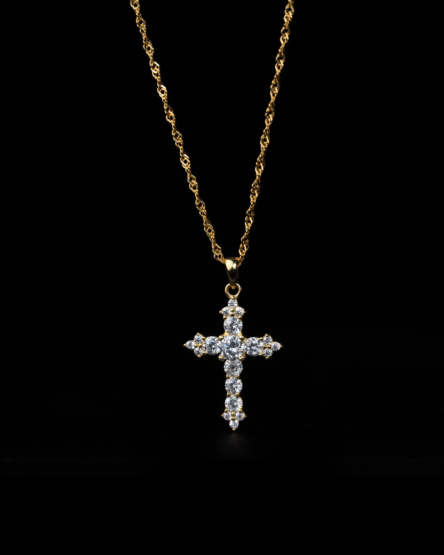 Diamond Cross Necklace - Kejsar