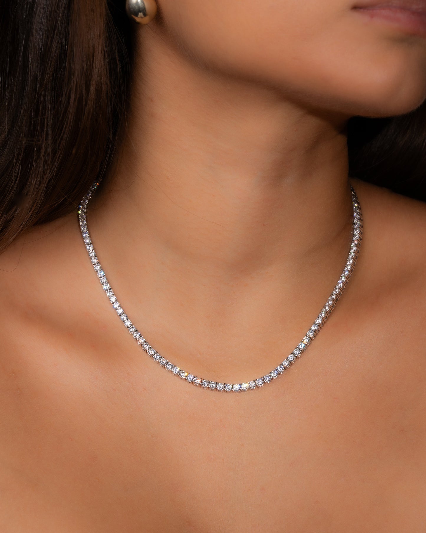 Tennis Halsband 3mm Lady
