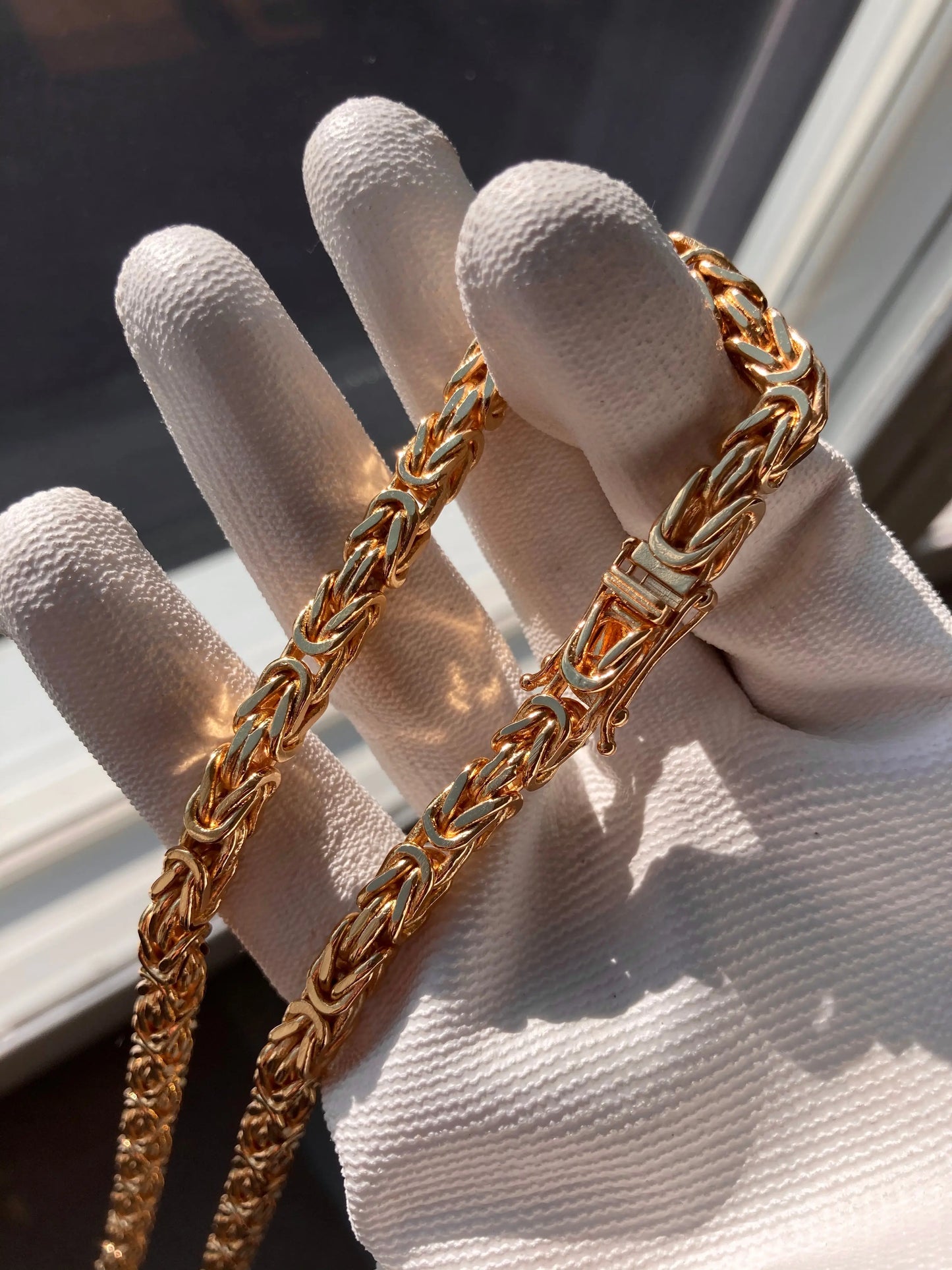 Kejsarlänk Halsband 6mm - 18K Guldpläterad Kejsar