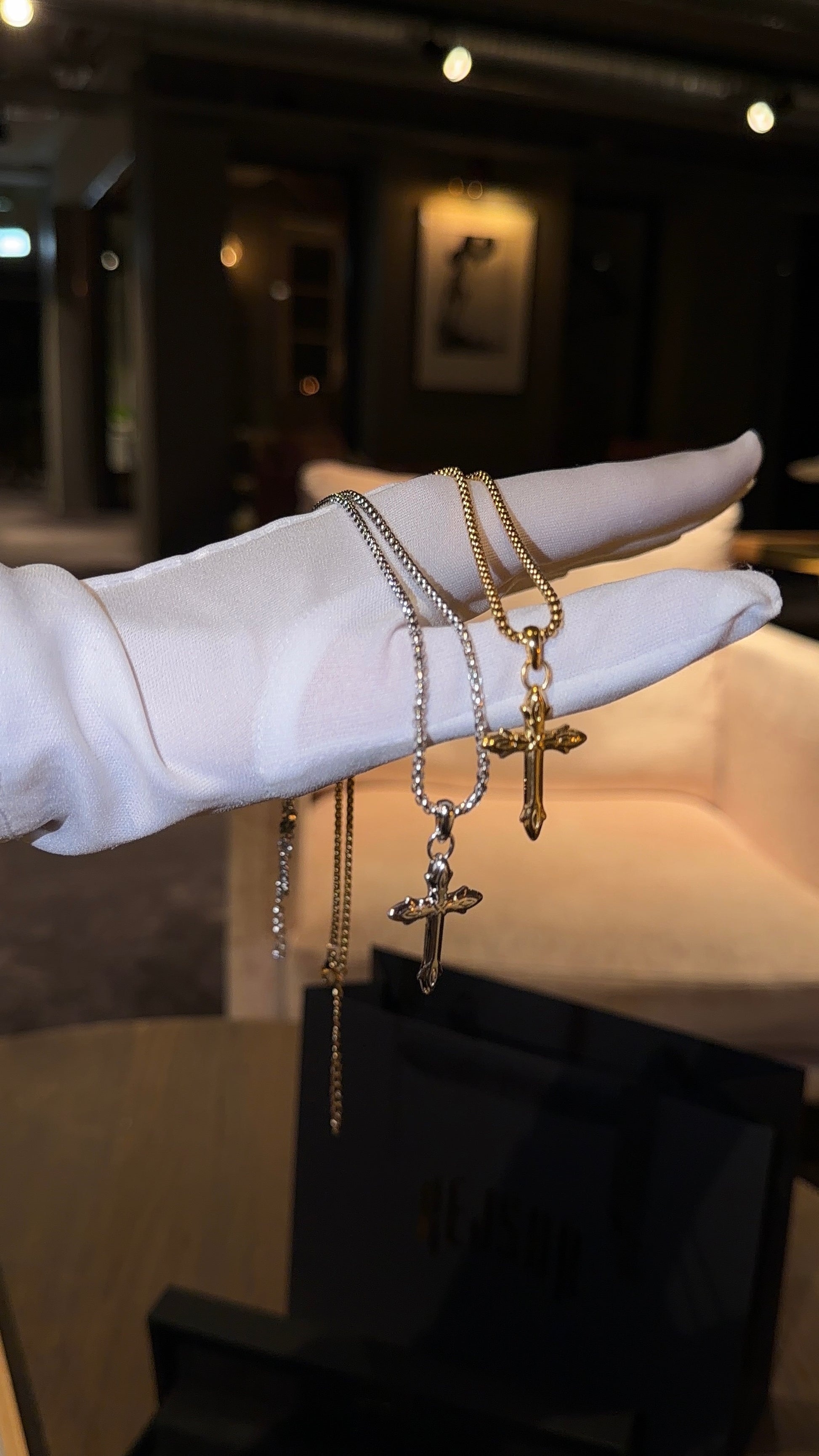 Icon Cross Necklace Lady - Kejsar