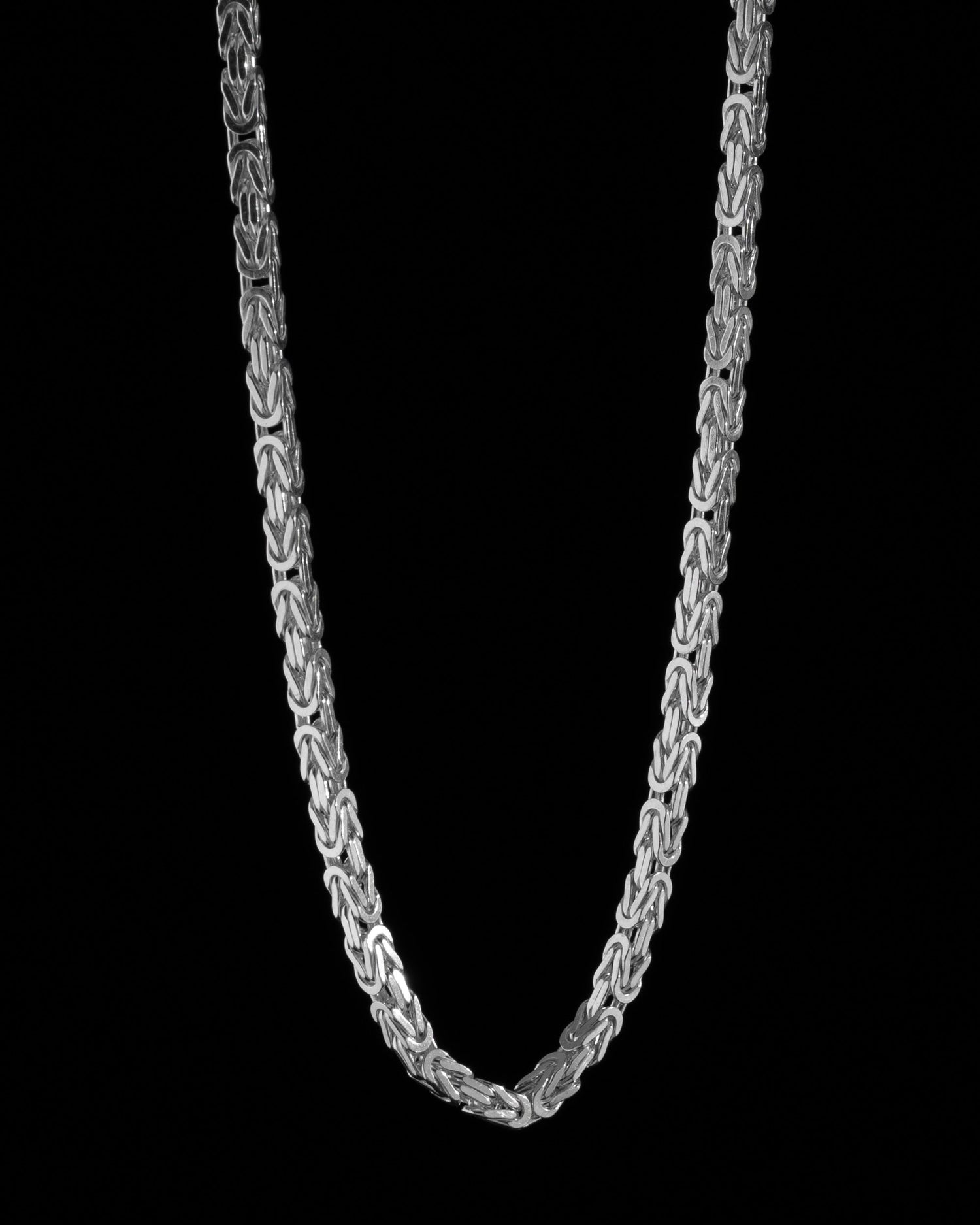 Kejsarlänk Halsband 4.5mm - 925 Silver - Kejsar