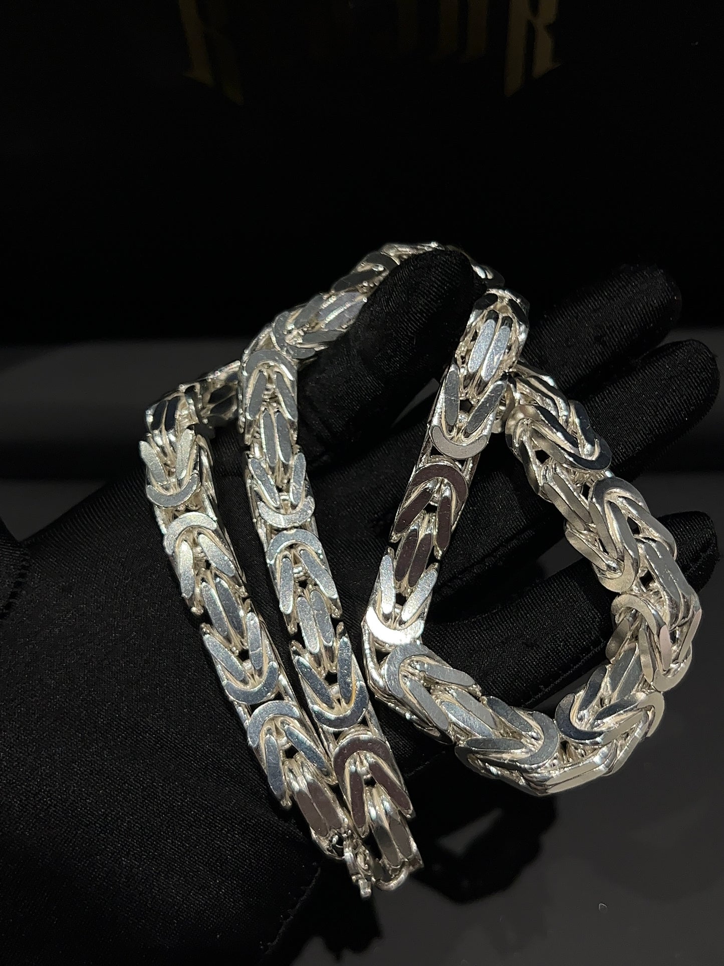 Kejsarlänk Halsband 10mm - 925 Silver - Kejsar