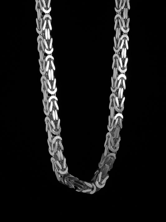 Kejsarlänk Halsband 8mm - 925 Silver