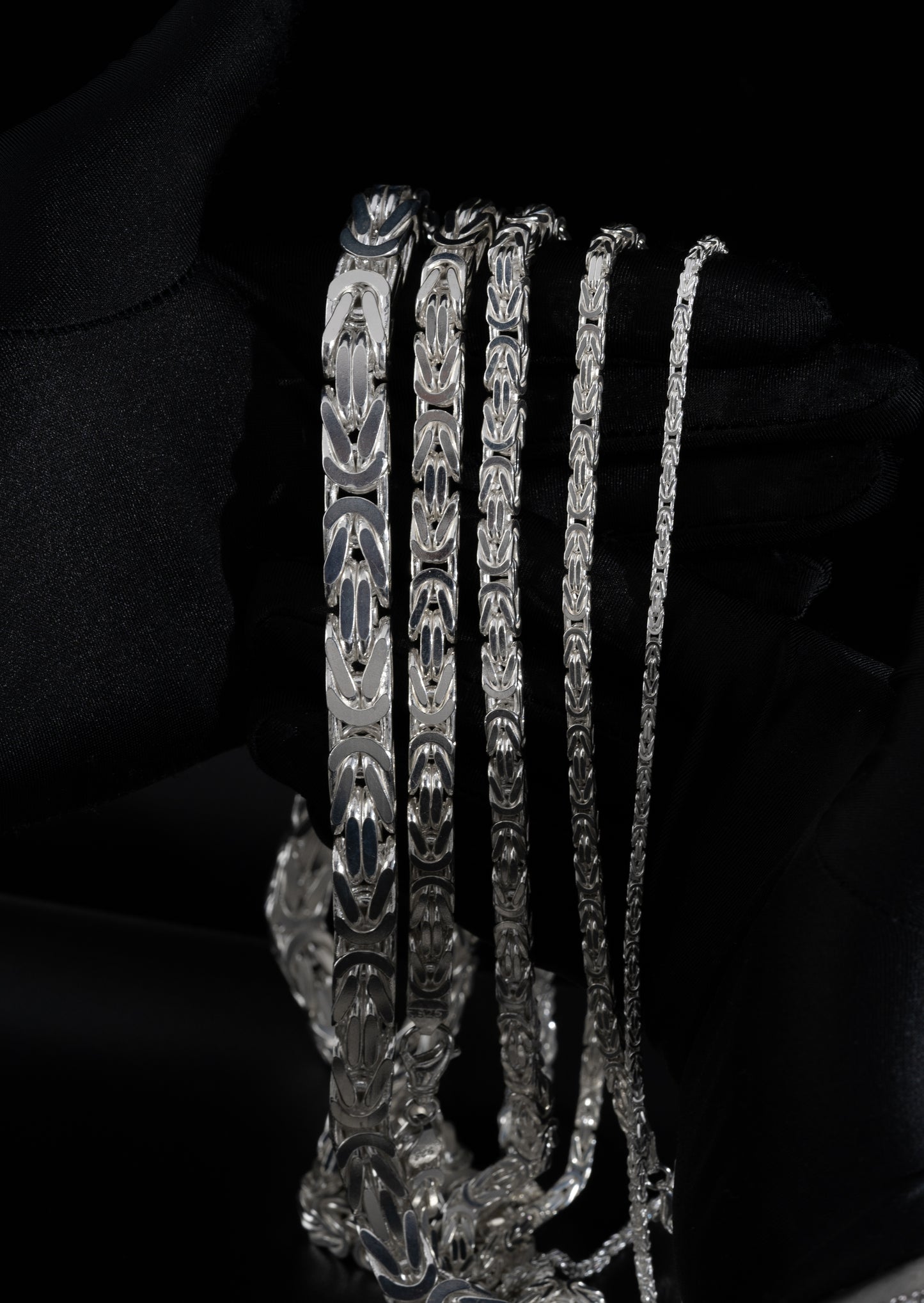 Kejsarlänk Halsband 10mm - 925 Silver - Kejsar