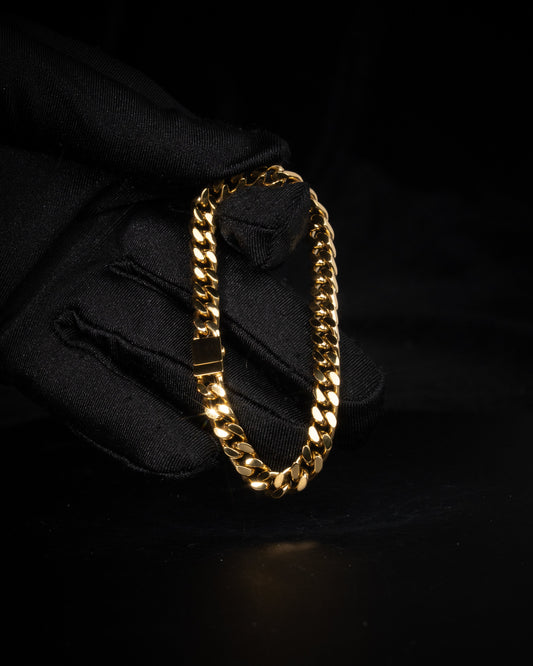 ‍Cuban Link Armband 6mm HERR (100% off)