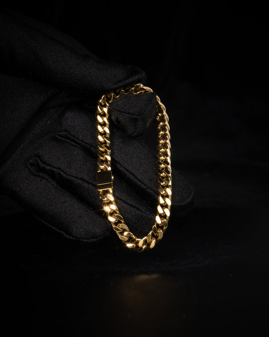Cuban Link Armband 6mm HERR - Kejsar