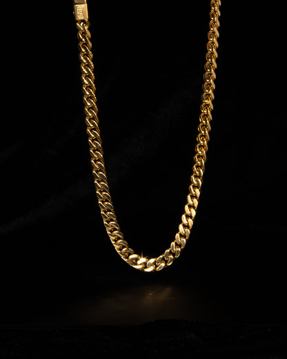‍Cuban Link Halsband 6mm HERR (100% off) - Kejsar