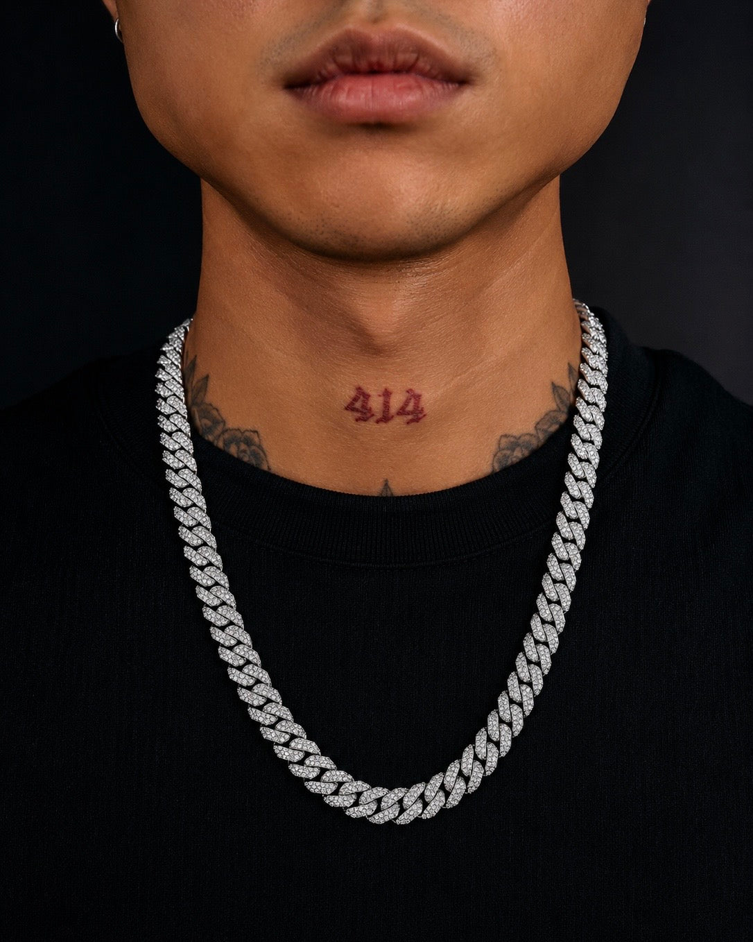 Iced Out Cuban Link Halsband