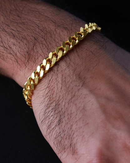 Pansarlänk Armband 6mm - 925 Silver - Kejsar