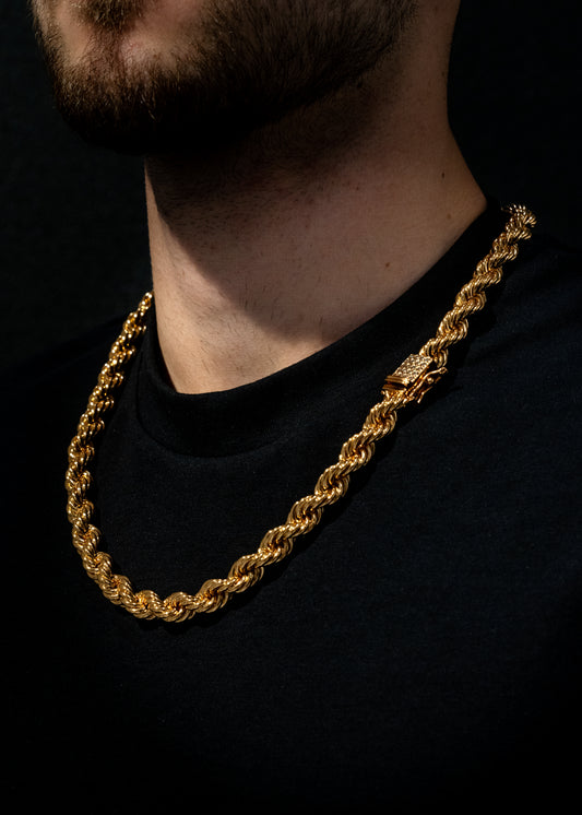 Cordell Halsband 10mm - 18K Guldpläterad - Kejsar