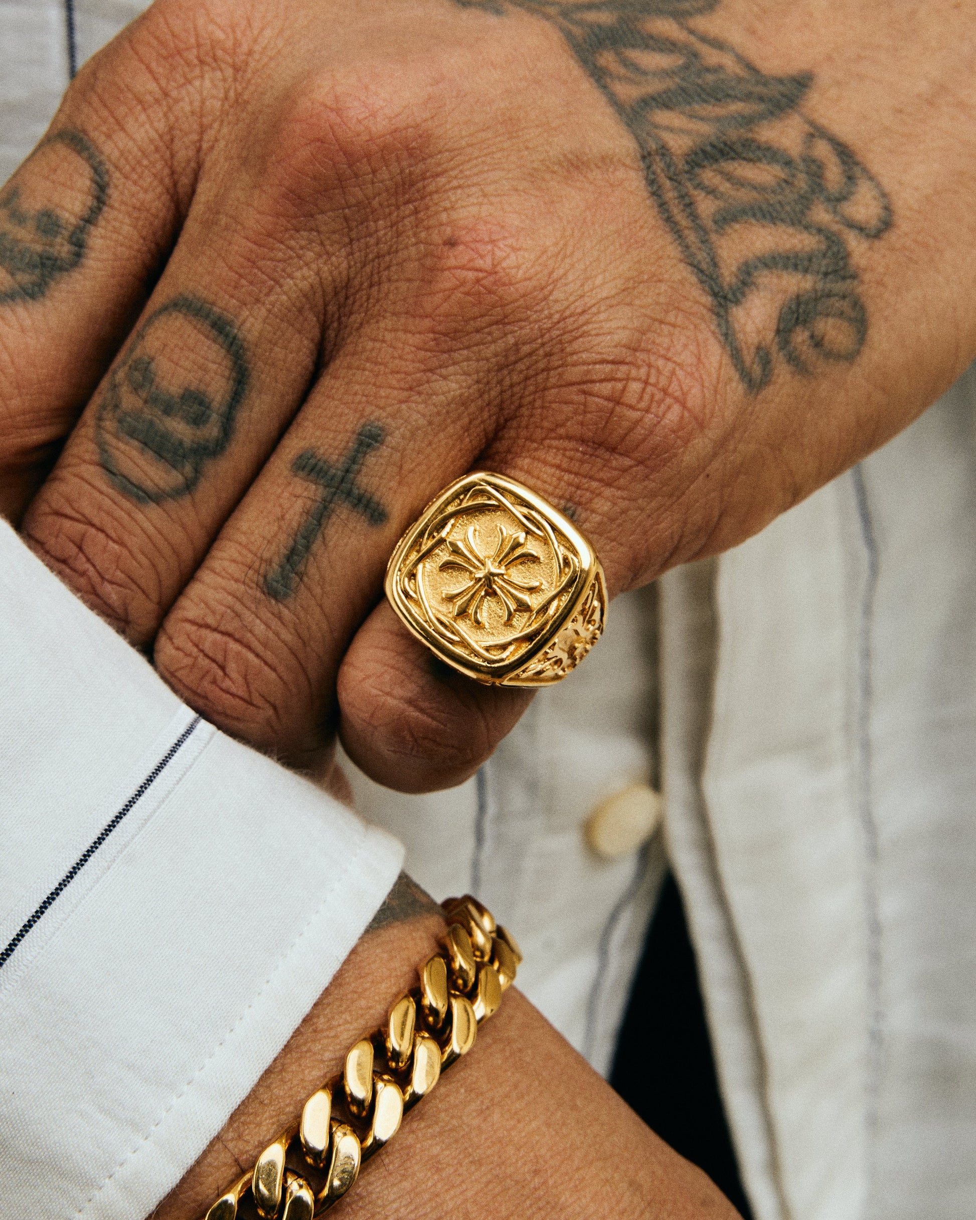 Solid Cross Ring - Kejsar