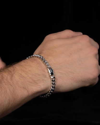 ‍Cuban Link Armband 6mm HERR (100% off)