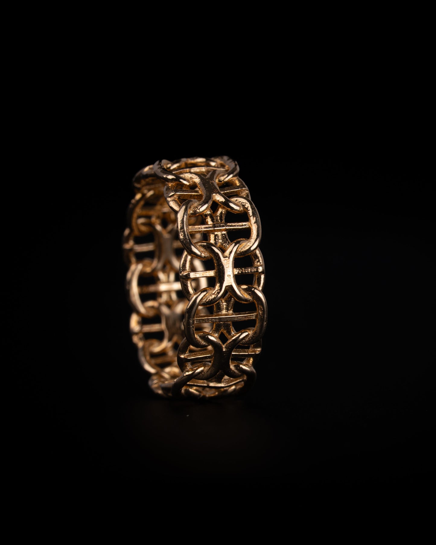 X-länk ring - 18K Guld