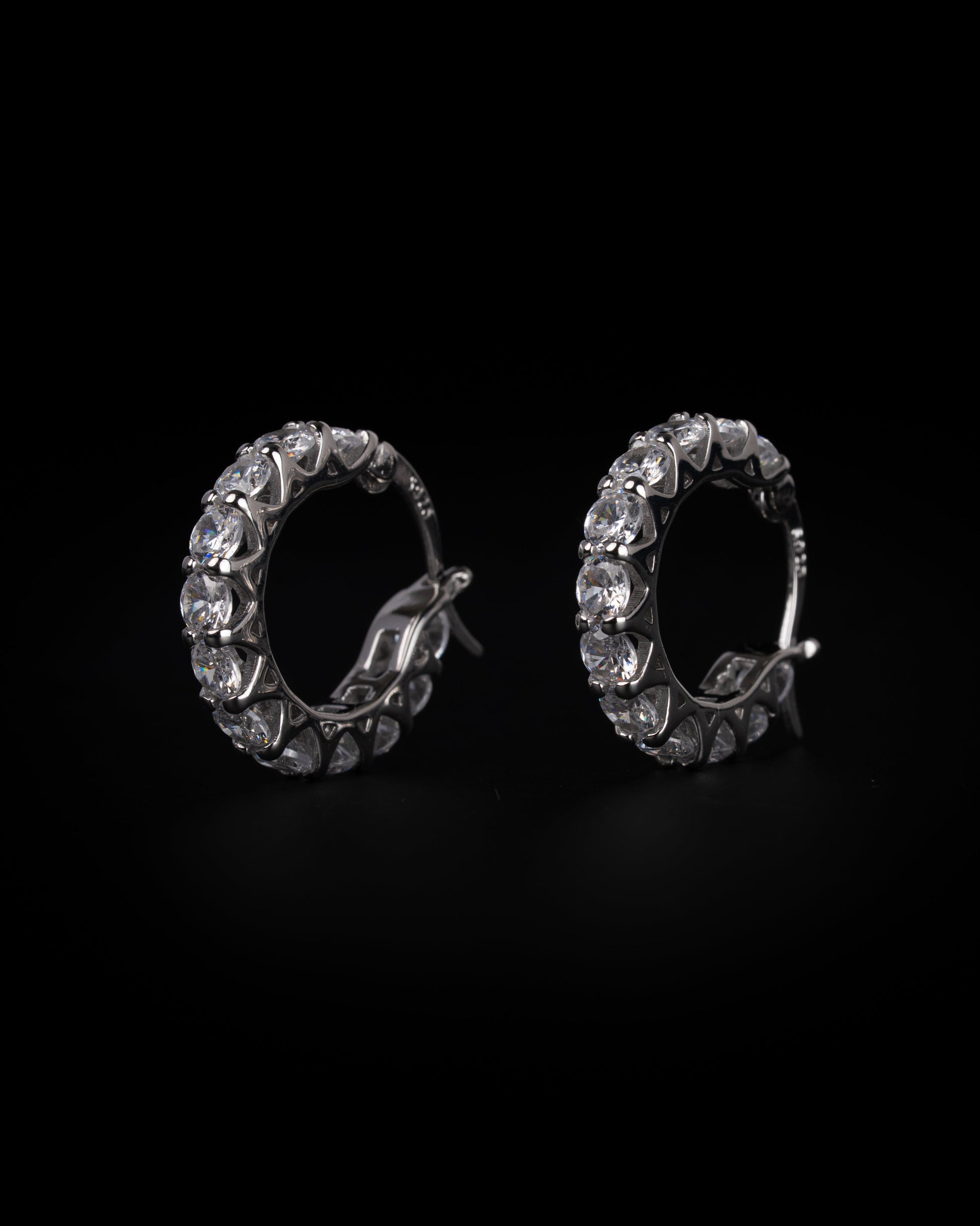 Diamond hoops small - Kejsar