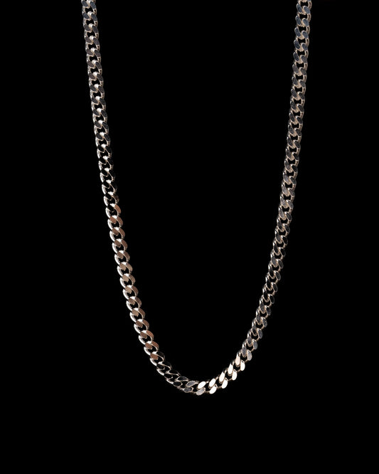Pansarlänk Halsband 6mm - 925 Silver - Kejsar
