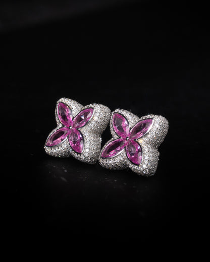 Infinity Flower Earrings