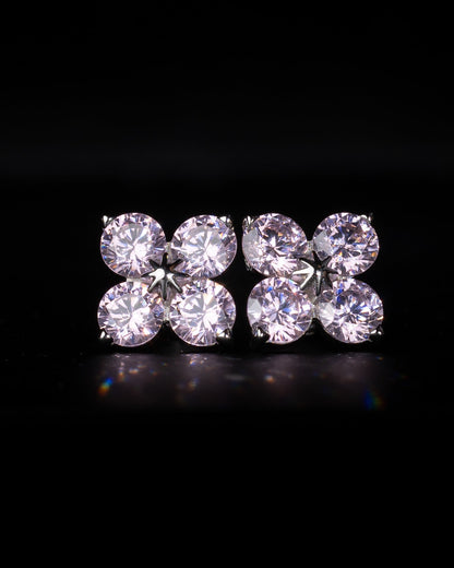 Four Stone Diamond Earrings