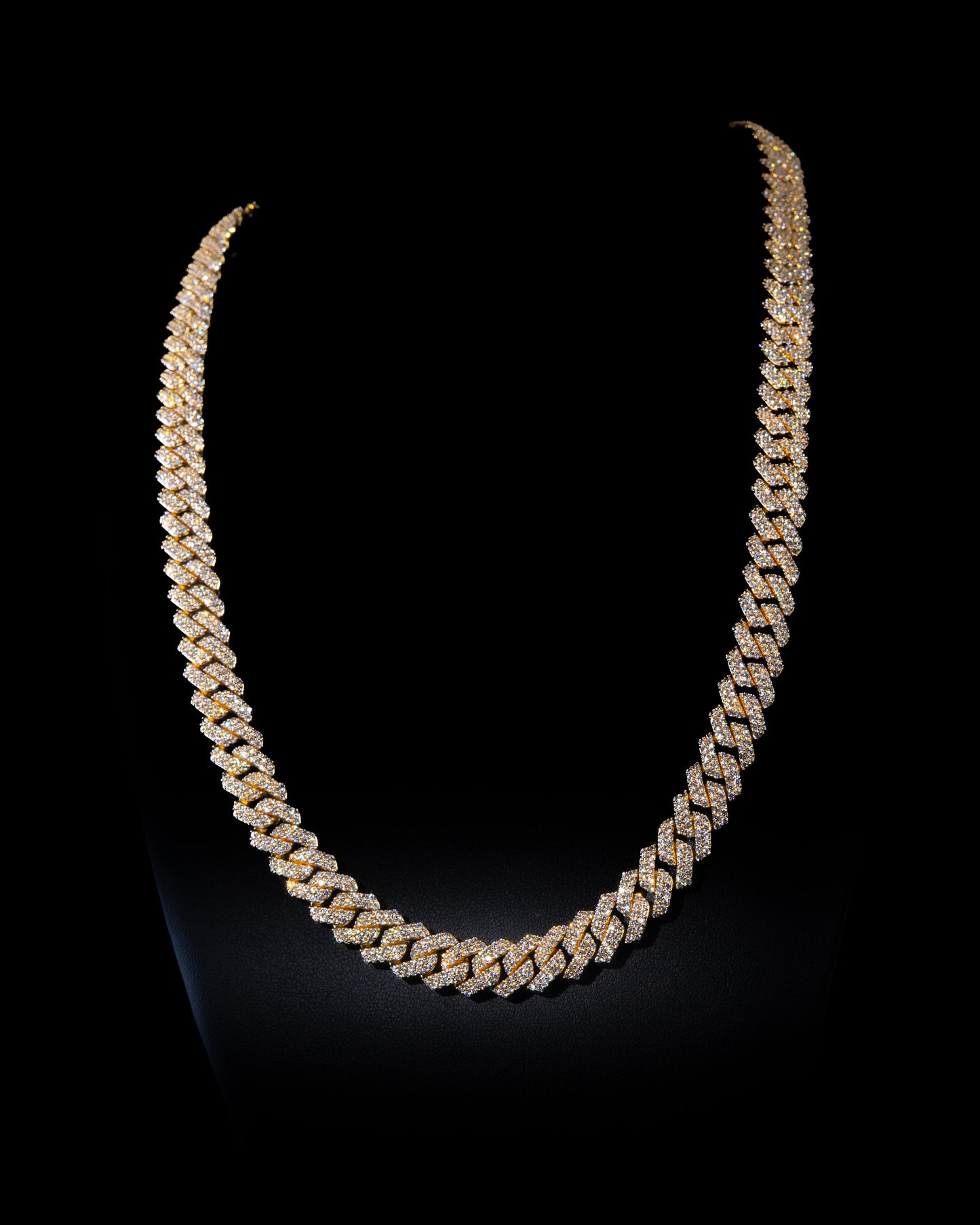 Iced Out Cuban Link Halsband - Kejsar