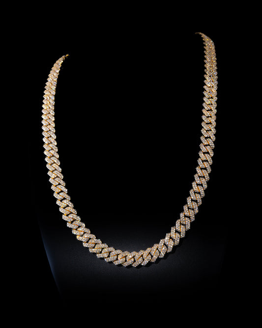 Iced Out Cuban Link Halsband - Kejsar