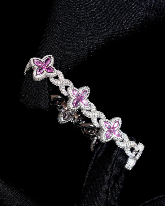 Infinity Flower Diamond Bracelet - Kejsar