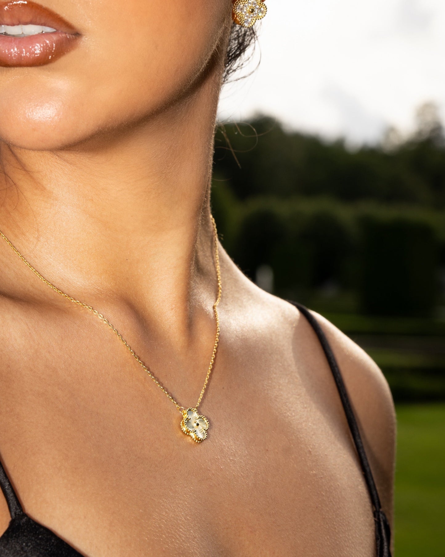Four Clover Halsband Singel