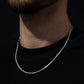 Kejsarlänk Halsband 3mm - 925 Silver - Kejsar