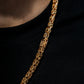 Kejsarlänk Halsband 8mm - 18K Guldpläterad - Kejsar