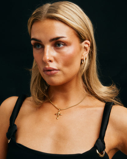 Icon Cross Necklace Lady - Kejsar