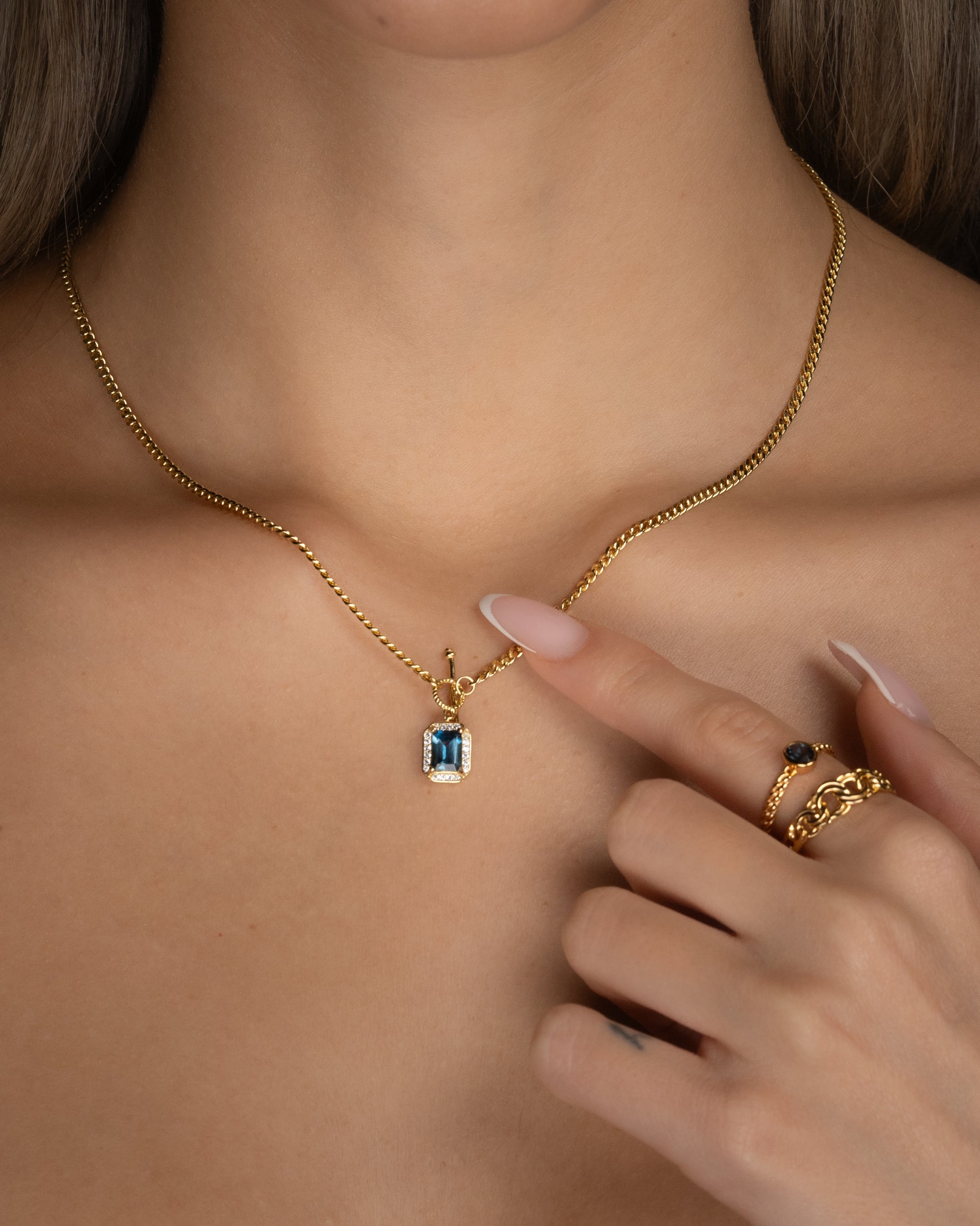 Royal Blue Necklace - Kejsar