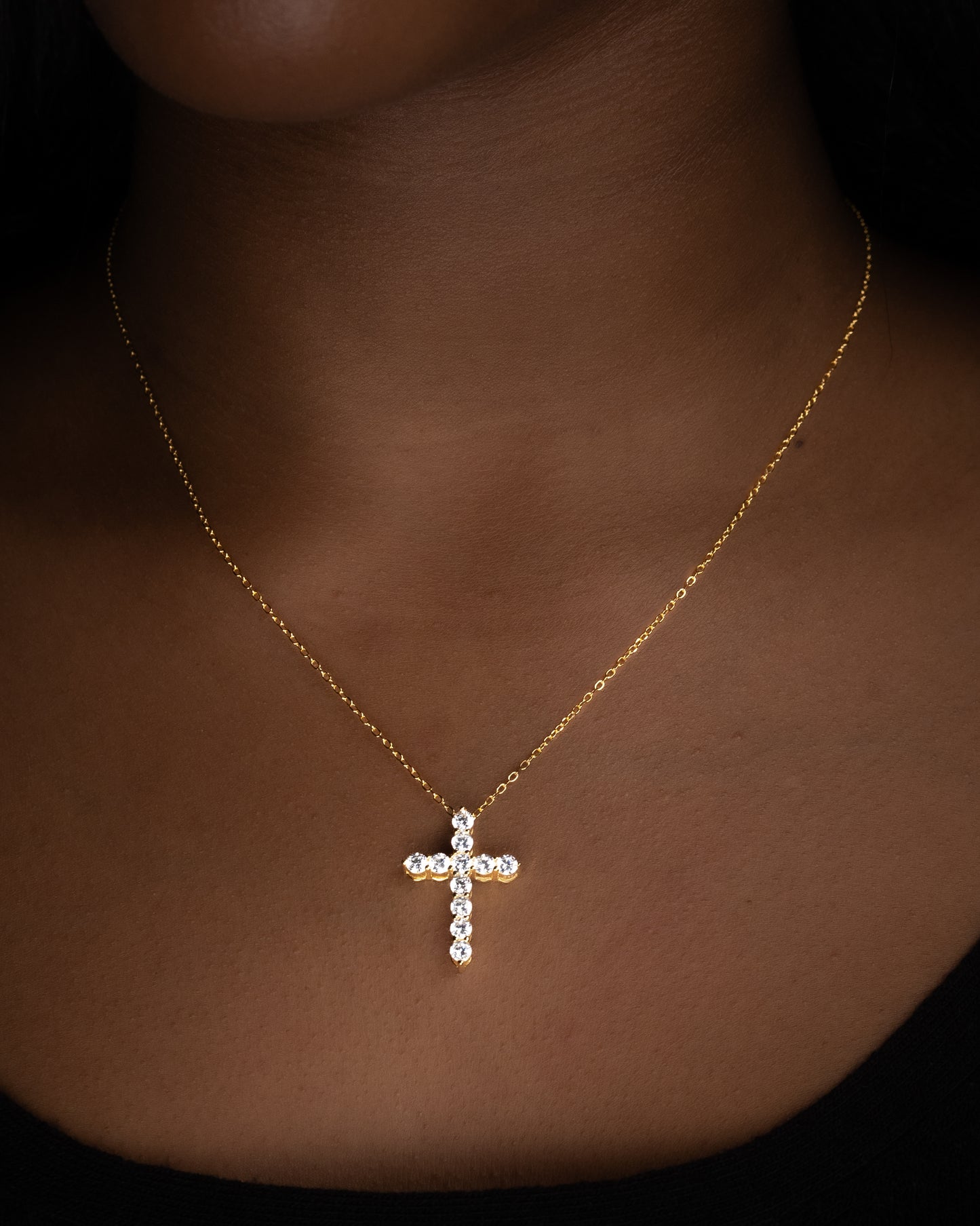 Golden Faith Kors Halsband - Kejsar