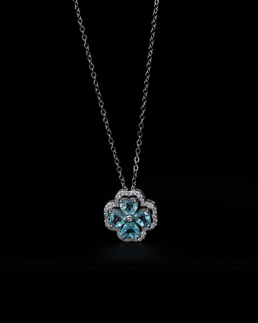 Lucky Sapphire Hearts Necklace - Kejsar
