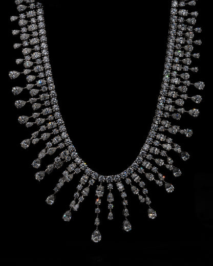 Diamond Waterfall Necklace - Kejsar