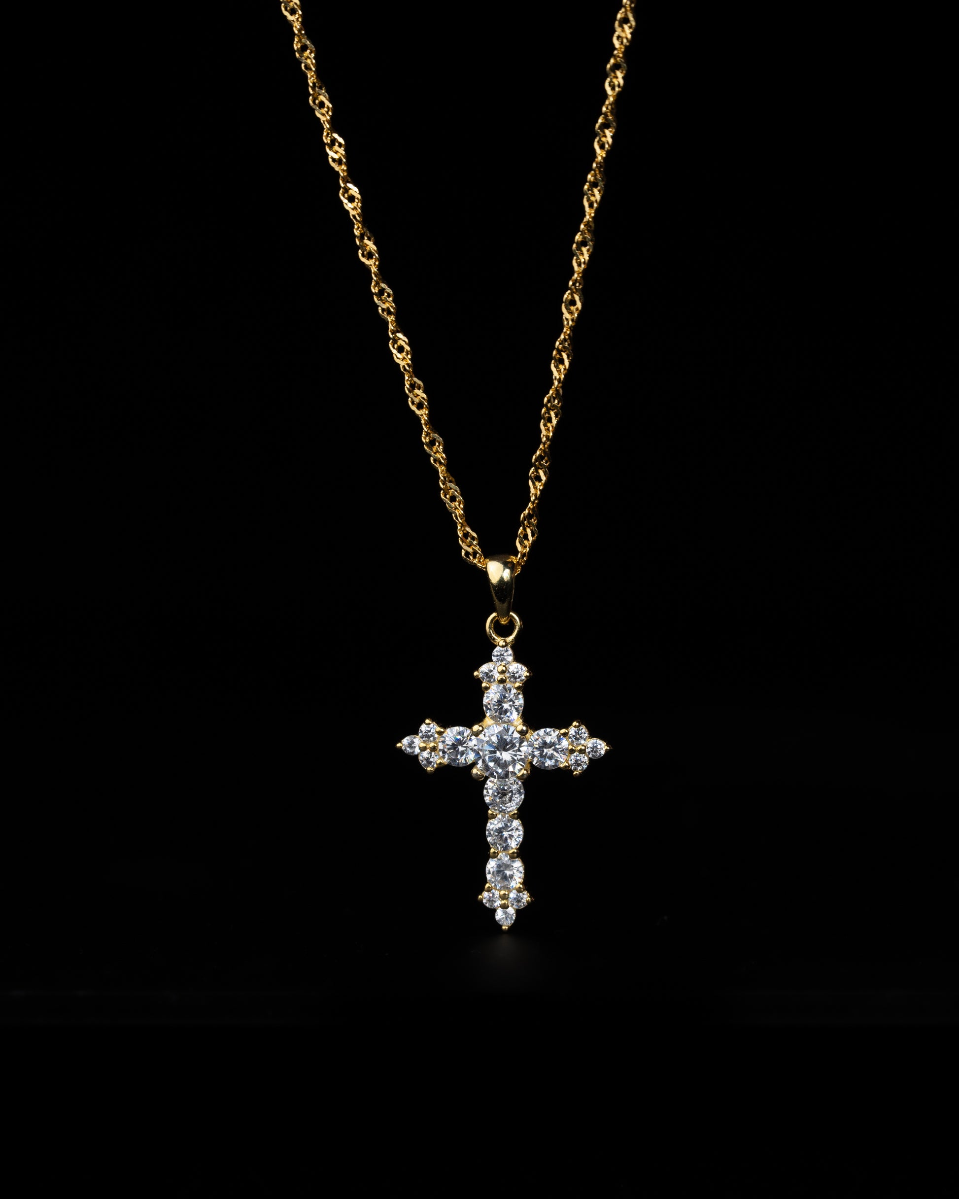 Diamond Cross Necklace - Kejsar