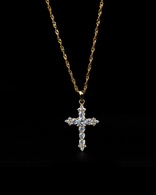 Diamond Cross Necklace - Kejsar
