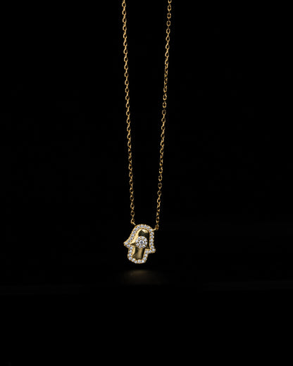 GOLDEN HAMSA NECKLACE - Kejsar