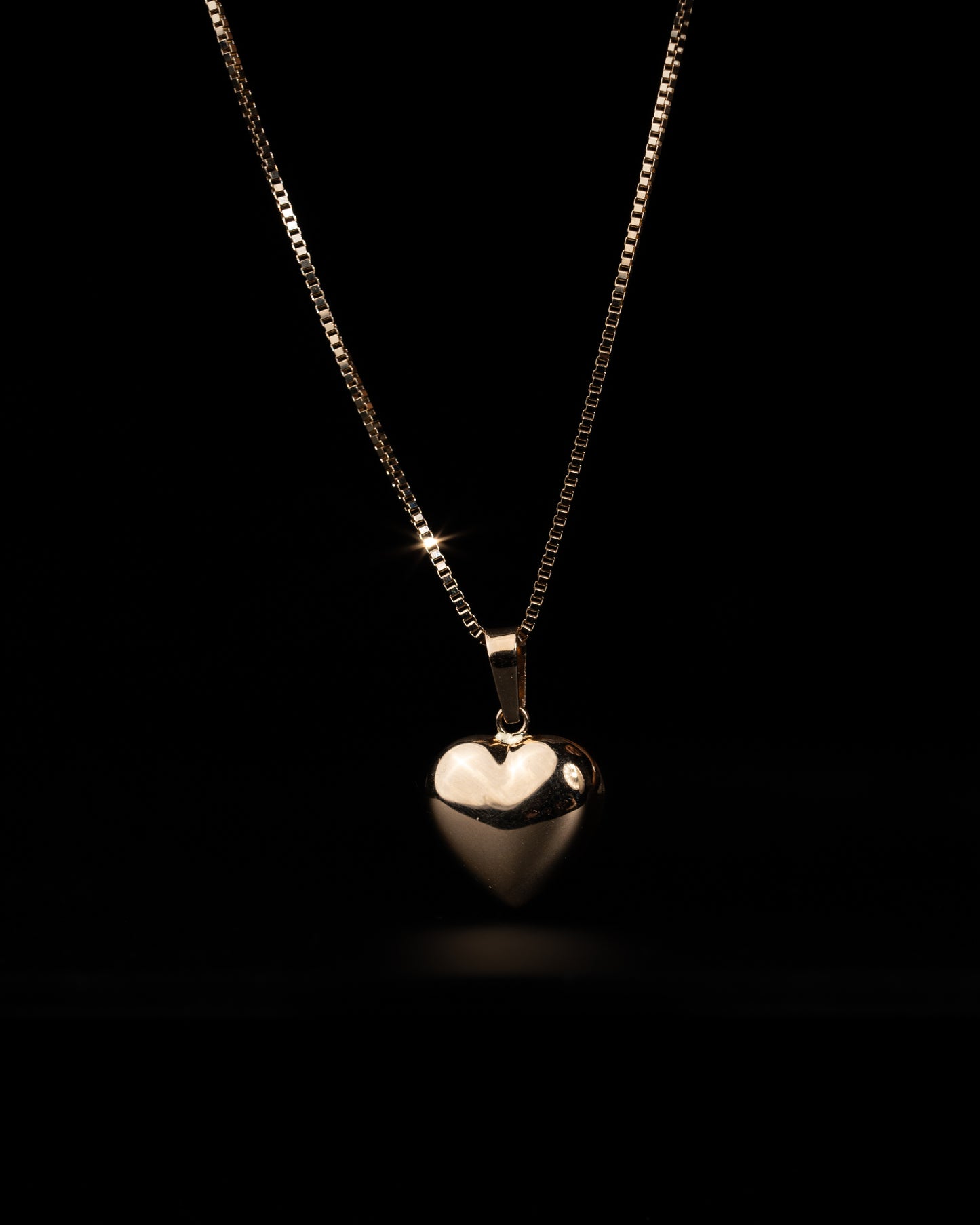Guldhjärta Halsband - 18K Guld - Kejsar