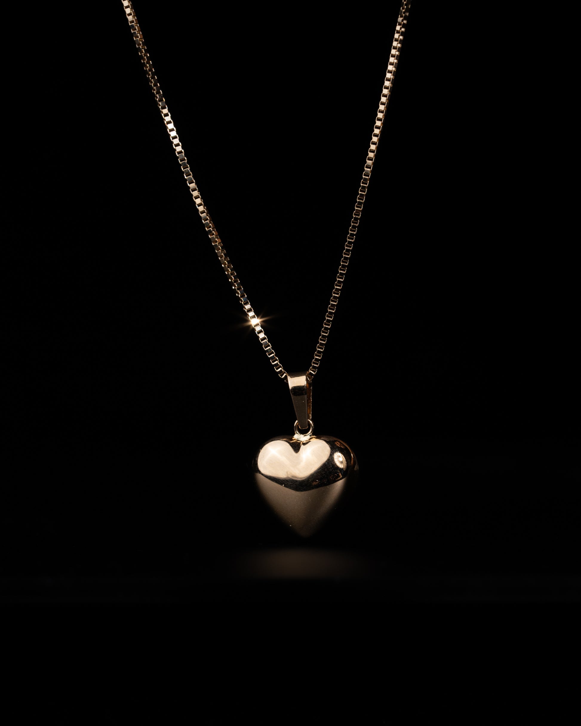 Guldhjärta Halsband - 18K Guld - Kejsar