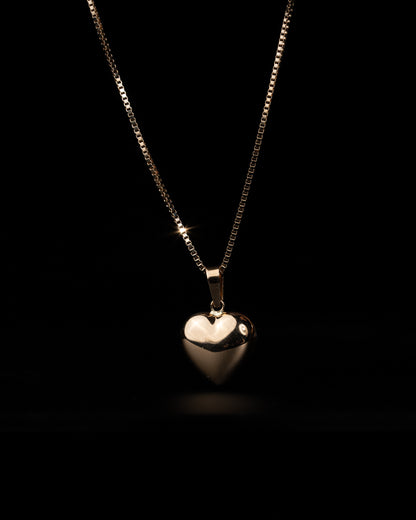 Guldhjärta Halsband - 18K Guld - Kejsar
