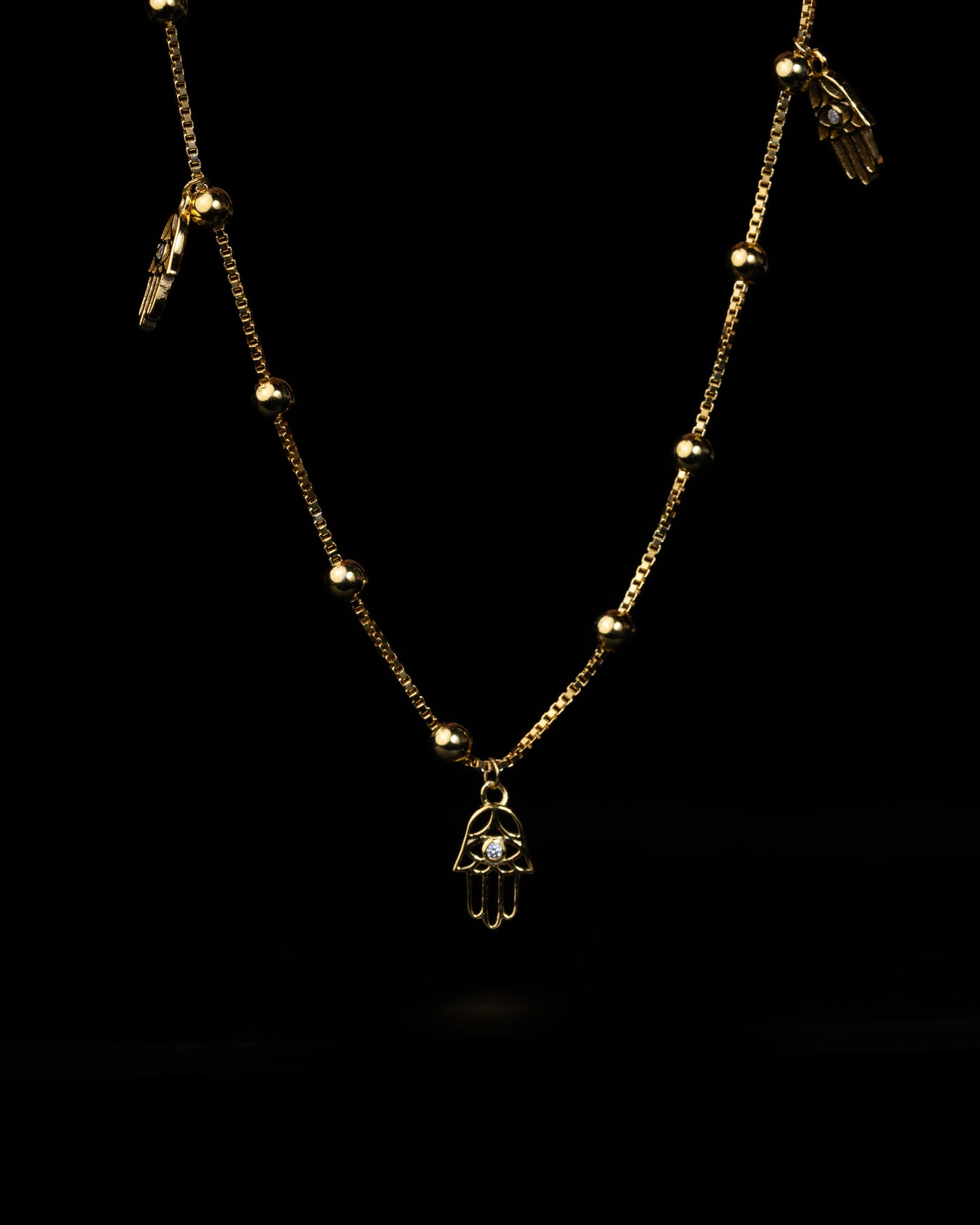 Triple Hand Necklace - Kejsar